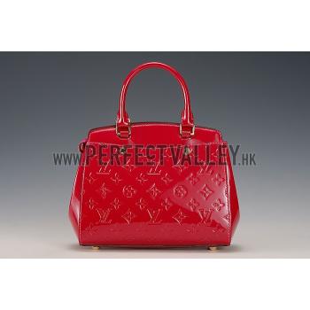 Louis Vuitton Brea Monogram Vernis PM Bag Cherry