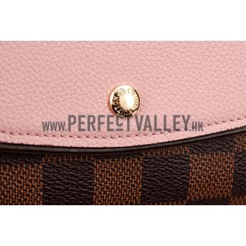 Louis Vuitton Damier Ebene Normandy Wallet Pink 18926655