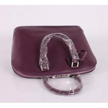 Louis Vuitton EPI Leather M52142 Purple Cow Leather Ladies Bags