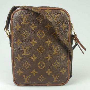 Louis Vuitton Monogram Canvas M40264 Brown Cow Leather 2way