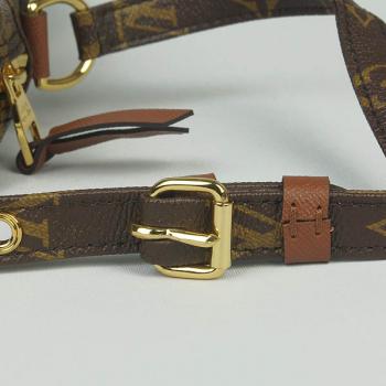 Louis Vuitton Monogram Canvas M40264 Brown Cow Leather 2way