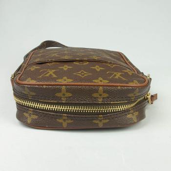 Louis Vuitton Monogram Canvas M40264 Brown Cow Leather 2way