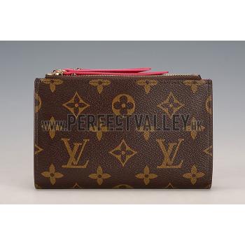 Cheap Louis Vuitton Adele Compact Wallet Fuchsia