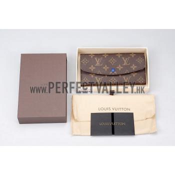 Cheap Louis Vuitton Emily Blue Wallet