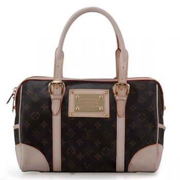 Cheap Louis Vuitton Monogram Canvas M51205 Brown Cow Leather Medium