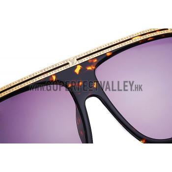 Louis Vuitton Evidence Tortoise Sunglasses 307858