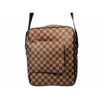 Louis Vuitton Damier Canvas N41441 Brown Small Unisex Bag