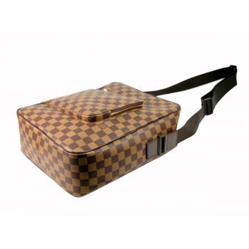 Louis Vuitton Damier Canvas N41441 Brown Small Unisex Bag