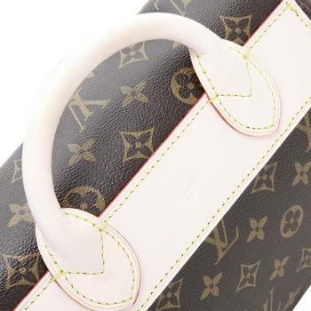 Louis Vuitton Monogram Canvas M40577 Black Cow Leather 2way