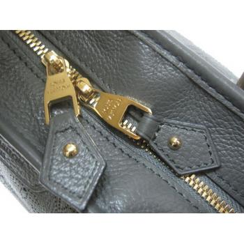 Louis Vuitton Mahina Leather M93176 Grey Cow Leather Large HM06483