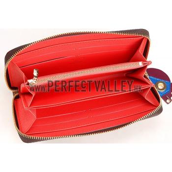 Louis Vuitton Monogram Totem Zippy Wallet Flamingo