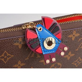 Louis Vuitton Monogram Totem Zippy Wallet Flamingo