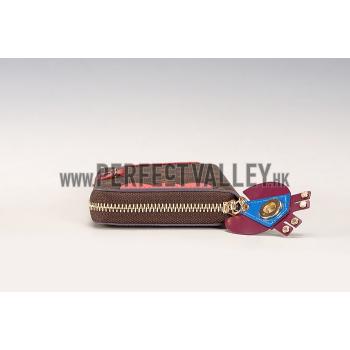 Louis Vuitton Monogram Totem Zippy Wallet Flamingo