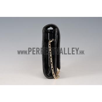 Cheap Louis Vuitton Chain Louise Patent Leather Black