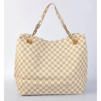 Louis Vuitton Damier Canvas N21263 Beige Large Cross Body Bag