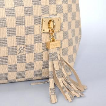 Louis Vuitton Damier Canvas N21263 Beige Large Cross Body Bag