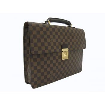 Louis Vuitton Damier Canvas N53026 Brown Briefcase Mens