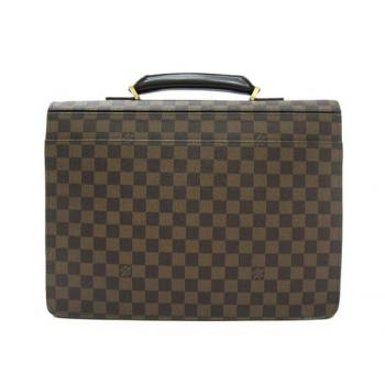 Louis Vuitton Damier Canvas N53026 Brown Briefcase Mens