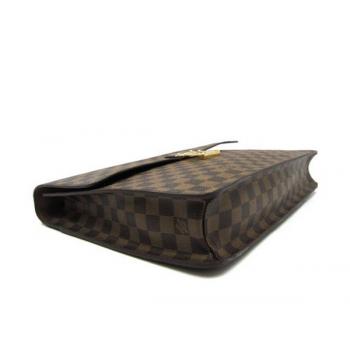 Louis Vuitton Damier Canvas N53026 Brown Briefcase Mens