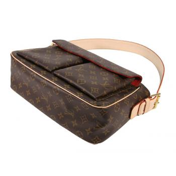 Louis Vuitton Monogram Canvas M51163 Brown Cow Leather 2way Replica