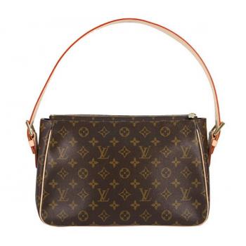 Louis Vuitton Monogram Canvas M51163 Brown Cow Leather 2way Replica