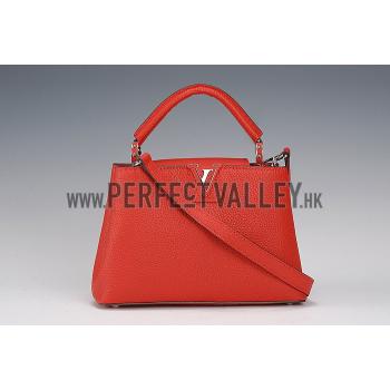 Louis Vuitton Capucines Red 607955