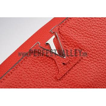 Louis Vuitton Capucines Red 607955