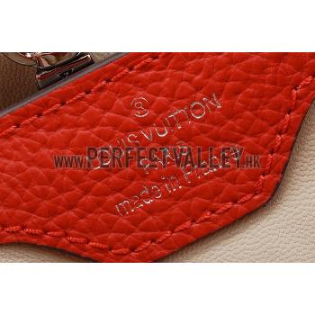 Louis Vuitton Capucines Red 607955