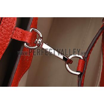 Louis Vuitton Capucines Red 607955