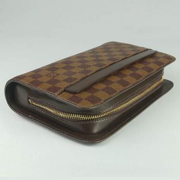 Replica Louis Vuitton Damier Canvas N51993 Brown Canvas Small Wallet