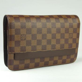 Replica Louis Vuitton Damier Canvas N51993 Brown Canvas Small Wallet