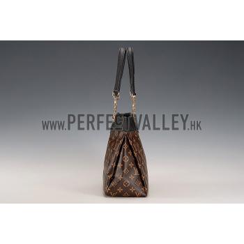 Louis Vuitton Monogram Pallas Shopper Bag Black Replica