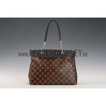 Louis Vuitton Monogram Pallas Shopper Bag Black Replica