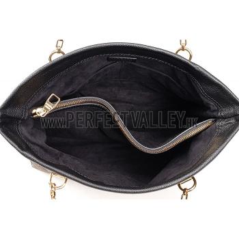 Louis Vuitton Monogram Pallas Shopper Bag Black Replica