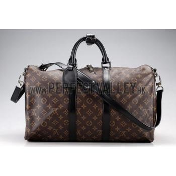 Louis Vuitton Keepall 45 Monogram Macassar Canvas