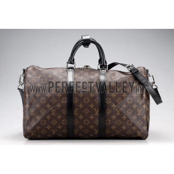 Louis Vuitton Keepall 45 Monogram Macassar Canvas