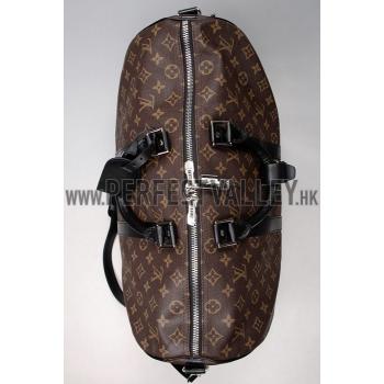 Louis Vuitton Keepall 45 Monogram Macassar Canvas