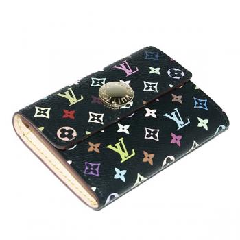 Louis Vuitton Monogram Multicolore M60007 Black Canvas Ladies Bag