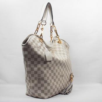 Louis Vuitton Damier Canvas N07838 White Medium Cross Body Bag Replica