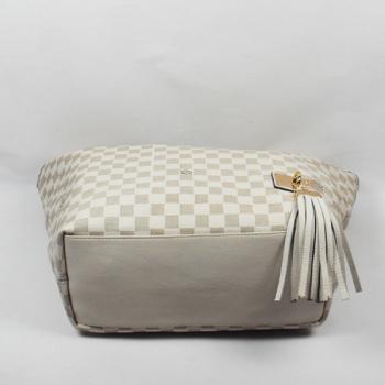 Louis Vuitton Damier Canvas N07838 White Medium Cross Body Bag Replica