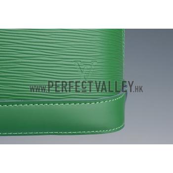 Replica Louis Vuitton Alma PM Epi Leather Green