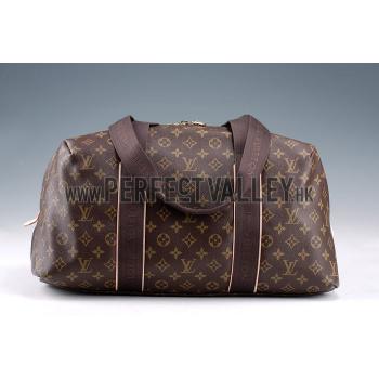 Replica Louis Vuitton Monogram Macassar Weekender Beaubourg MM