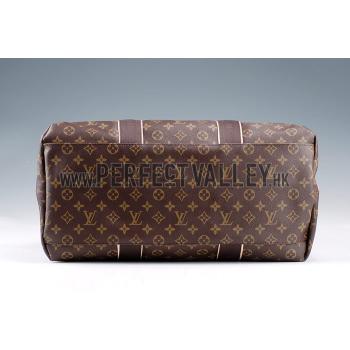 Replica Louis Vuitton Monogram Macassar Weekender Beaubourg MM