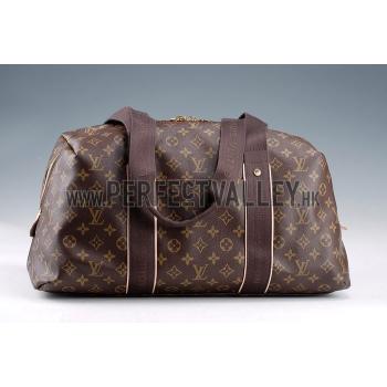 Replica Louis Vuitton Monogram Macassar Weekender Beaubourg MM