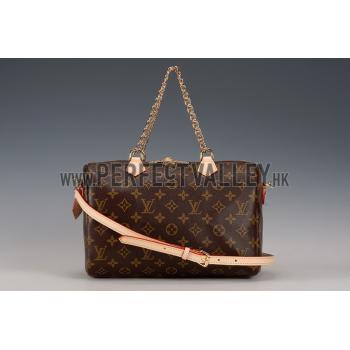 Louis Vuitton Monogram Speedy 30 Bag With Chain Shoulder Strap