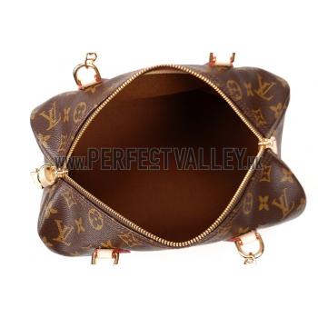 Louis Vuitton Monogram Speedy 30 Bag With Chain Shoulder Strap