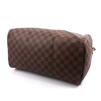 Cheap Louis Vuitton Damier Canvas N41523 Brown Cow Leather HandBags