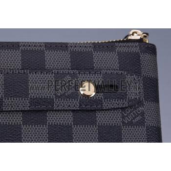 Louis Vuitton Damier Graphite Mini iPad Clutch with Hand Strap