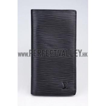 Louis Vuitton Brazza Wallet Black Epi Leather