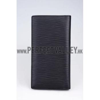 Louis Vuitton Brazza Wallet Black Epi Leather